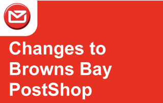 Changes to Brwons Bay Post Shop and Kiwibank Post services October 2019